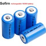 👉 USB Headset Sofirn Rechargeable 18350 Battery Lithium 3.7V 850mah ICR Cell batteries Button top or Flat