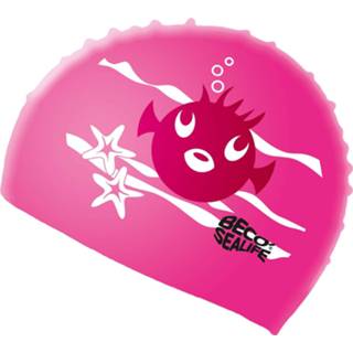👉 Roze silicone BECO Sealife Cap Pink