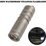 👉 Zaklamp titanium Mini Waterproof Self Defense Flashlight Portable Rechargeable Emergency Pocket Light Outdoor Survival EDC Tool