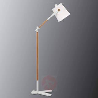 👉 Vloer lamp metaal mantra crèmewit a++ santolaria crmewit Vloerlamp Nordica in de hoogte verstelbaar