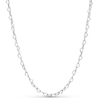 👉 Zilver rose active fantasie goudkleurig roze Pandora 397961 Ketting Joined Hearts 60 cm 5700302745290 5700302745306