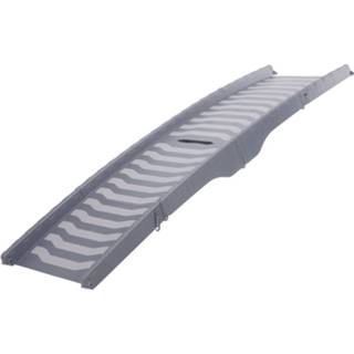 👉 Loop plank active grijs TRIXIE Loopplank huisdieren 3-voudig inklapbaar 39x150 cm 394736 4011905394763