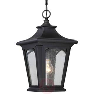 👉 Hang lamp polycarbonaat brons elstead a++ Hanglamp Bedford voor buiten met ketting