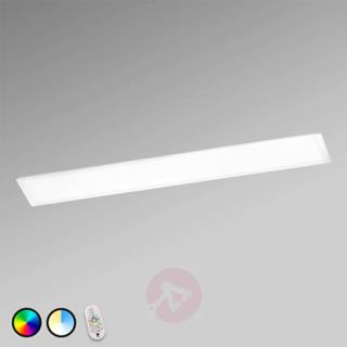 👉 Ledlamp aluminium a+ wit eglo connect Salobrena-C LED-lamp rechthoekig