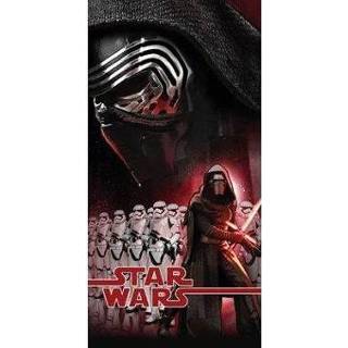 👉 Strandlaken katoen zwart Star Wars VII 70 x 140 cm 8592753005484