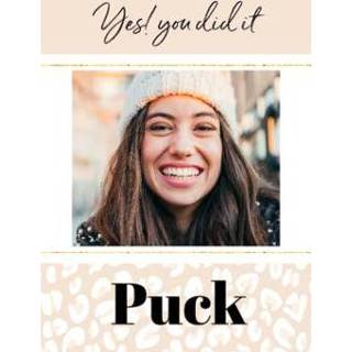 👉 Bruin Tsjip | Geslaagdkaart Met foto en naam