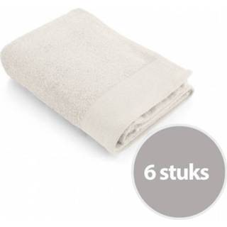 👉 Baddoek grijs Walra Soft Cotton Voordeelpakket 60x110 Stone Grey - 6 stuks