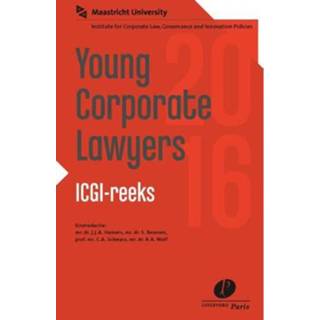 👉 Young Corporate Lawyers 2016 Icgi Reeks 9789462511156