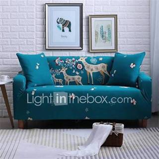 👉 Zacht hoesje om het huis Cartoon herten duurzame zachte hoes hoeslakens sofa cover wasbare spandex couch covers