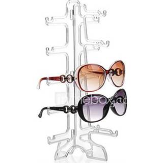 Zonnebril transparante show opbergrek eenvoudige bril met vijf paarglazen