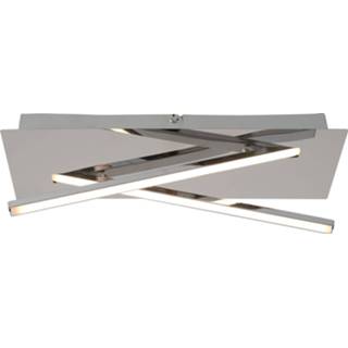 👉 Plastic modern zilver LED-plafondlamp London IV, Naeve 4003222848258