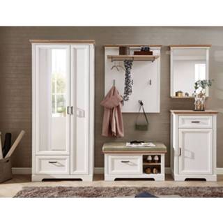 👉 Wit Garderobeset Jasmund III (5-delig), Ridgevalley 4250314543939