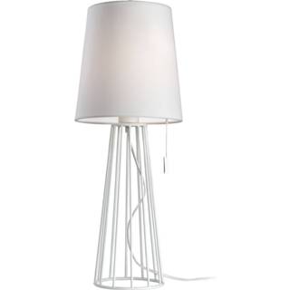 👉 Tafellamp metaal modern wit Mailand, Sompex 4029599090557