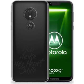 👉 Motorola Moto G7 Power TPU Hoesje Design Heart Smile 8720091489486