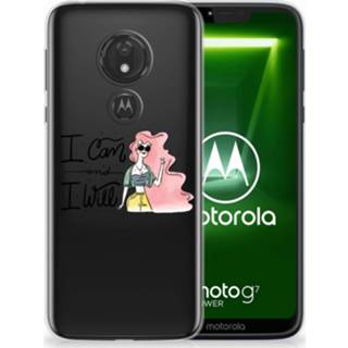 👉 Motorola Moto G7 Power Uniek TPU Hoesje i Can 8720091822535