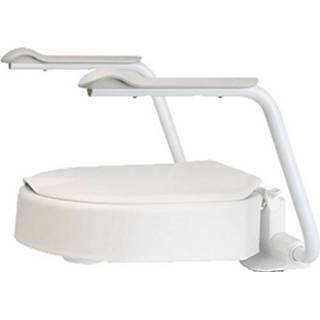 👉 Toiletverhoger wit kunststof Etac Hi-Loo Vastgemonteerd met Armsteunen 10 cm 7320451358202