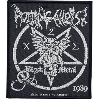 Embleem patch zwart Rotting Christ Black Metal meerkleurig 5055339793210