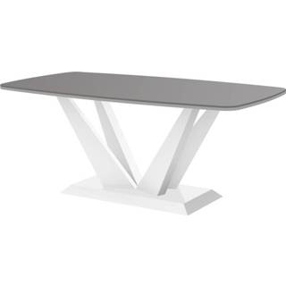 👉 Salontafel grijs wit MDF Hout Perfecto mini 125 cm breed in hoogglans met