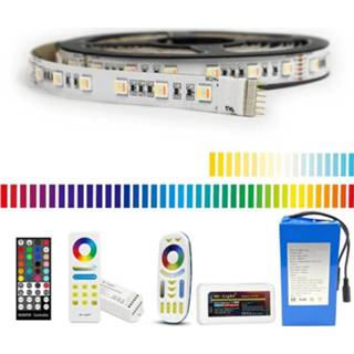 👉 Led strip op batterij RGBWW Premium complete set 1 meter