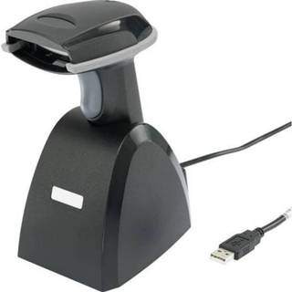 👉 Renkforce LS6300BU USB-Kit Barcodescanner Bluetooth 1D Laser Zwart Handmatig Bluetooth, USB