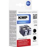 👉 KMP Inkt vervangt Canon PGI-520 Compatibel 2-pack Zwart C72D 1508,0021