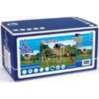 👉 Speeltoestel houten speeltoestellen speeltoren bouwdoos Duplex 8718481761168