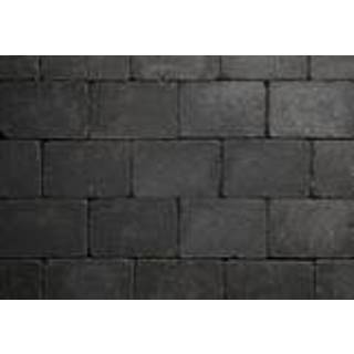 👉 Trommelsteen zwart Koppelstones trommelstenen sierbestrating zwart, 21x14x6cm, per m2
