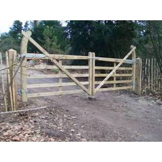 👉 Toegangs spoort grenen Poort 110x270cm toegangspoort