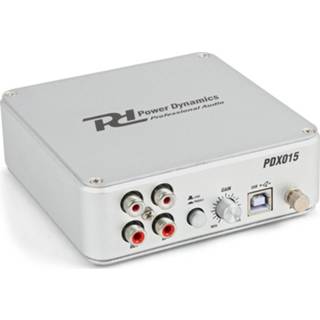 👉 Phono voorversterker Power Dynamics PDX015 USB met software 8715693293500