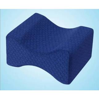 👉 Marineblauw foam Orthopedische Memory knie wig kussen voor slapen ischias terug heupgewricht Pain Relief Contour dij been Pad ondersteuning raster 6922128835989