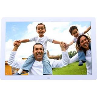 👉 Digitale fotoframe wit 17-inch Display rek Container reclame Machine foto Frame Support Water Subtitles(White) 6922524903015