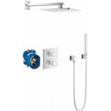 👉 Chroom Grohe Grohtherm Cube perfect showerset inclusief Rapido T 35500 4005176940804