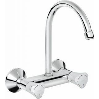 👉 Chroom l Grohe Costa keukenkraan met rosetten 4005176843334