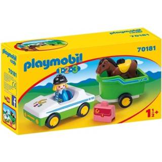 👉 Playmobil® 70181 Wagen met paardentrailer 4008789701817 2900066309018