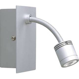👉 Wandlamp wit aluminium KlemKo LED flexibel 1W geborsteld natural 865480 8716643038684
