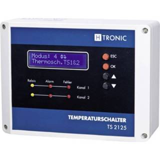 👉 Temperatuurregelaar H-Tronic 1114490 Pt1000 -99 tot +850 °C Relais 3 A (l x b h) 60 120 160 mm 4260003173637