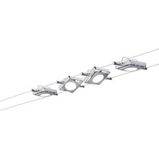 👉 Paulmann Home Complete set voor kabelsysteem MacLED LED vast ingebouwd 16 W Warm-wit, Neutraal wit, Daglicht-wit Chroom (mat) 50108
