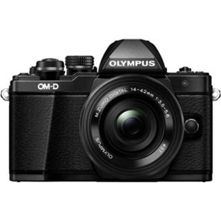 👉 Systeemcamera zwart m Olympus EM-10 Mark II Incl. 14-42 mm + 40-150 lenzen 16.1 Mpix Draai- en zwenkbare display, WiFi, Elektronische zoeker, Full-HD 4545350049324