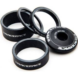 👉 Headset carbon zwart Race Face Spacer Set - Vulringen voor balhoofden