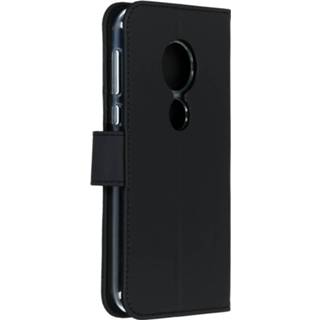 👉 Portemonnee zwart kunstleder unisex Wallet Softcase Booktype voor de Motorola Moto G7 Play - 8719638607698