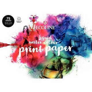 👉 Printerpapier Talens Ecoline Print Papier - 150 grams A4 75 losse vellen