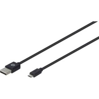 👉 HP USB 2.0 Aansluitkabel [1x USB-A 2.0 stekker - 1x USB 2.0 stekker micro-A] 1 m Zwart