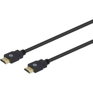 👉 HP HDMI Aansluitkabel [1x HDMI-stekker - 1x HDMI-stekker] 3 m Zwart