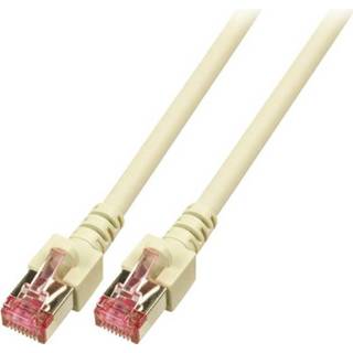 👉 Grijs EFB Elektronik K5510.1 RJ45 Netwerk Aansluitkabel CAT 6 S/FTP 1 m Vlambestendig, Halogeenvrij, Snagless, Vergulde steekcontacten 4049759000011