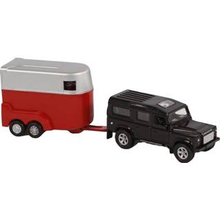 👉 One Size GeenKleur kinderen Auto pb Kids Globe Landrover met trailer 8713219277409