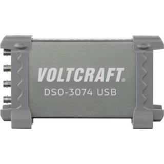 👉 VOLTCRAFT DSO-3074 USB-oscilloscoop 70 MHz 4-kanaals 250 MSa/s 16 kpts 8 Bit Digitaal geheugen (DSO), Spectrum-analyser