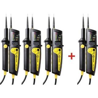 👉 Beha Amprobe 2100-GAMMA BUNDLE Tweepolige spanningstester CAT III 1000 V, CAT IV 600 V Akoestisch, LCD, LED, Vibratie