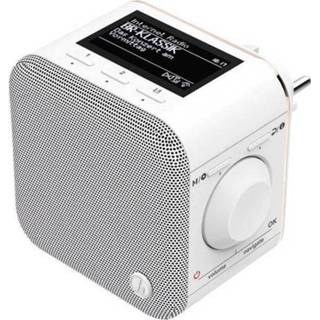 👉 Hama DR40BT-PlugIn DAB+ Stopcontactradio AUX, Bluetooth Wit