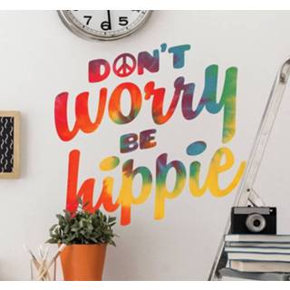 👉 Nederlands Motivatie stickers Hippie tekst