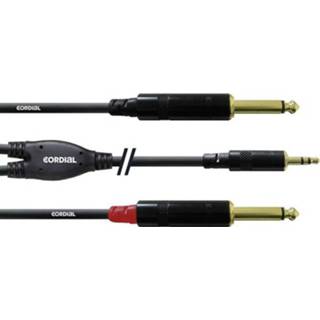 👉 Cordial 0,9 m rean 3,5 mm/2x 6,3 mm